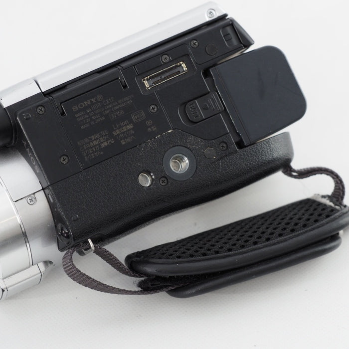 SONY デジタルハイビジョンビデオカメラレコーダー Handycam CX12 シルバー HDR-CX12/S ワイドコンバージョンレンズ 0.6×付属 #13584