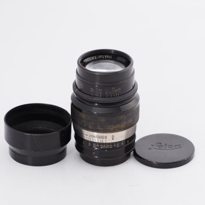 Leica ライカ Hektor ヘクトール 7.3cm 73mm 1:1.9 ブラックペイント Ernst Leitz Wetzlar L —  カメラ本舗