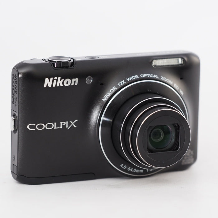 Nikon デジタルカメラ COOLPIX S6400 タッチパネル液晶 光学12倍ズーム スマートブラック S6400BK #13278