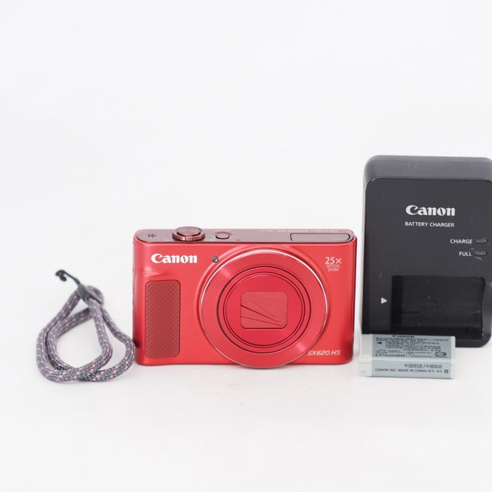 Canon キヤノン コンパクトデジタルカメラ PowerShot SX620 HS レッド 光学25倍ズーム/Wi-Fi対応 PSSX620HSRE #13406