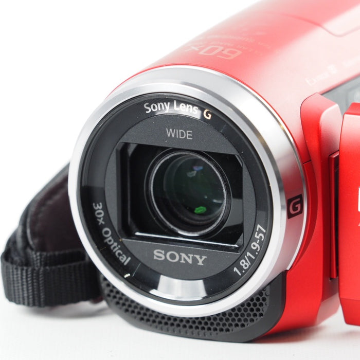 SONY Handycam HDR-CX680 光学30倍 内蔵メモリー64GB レッド ソニー ビデオカメラ HDR-CX680 R #13792