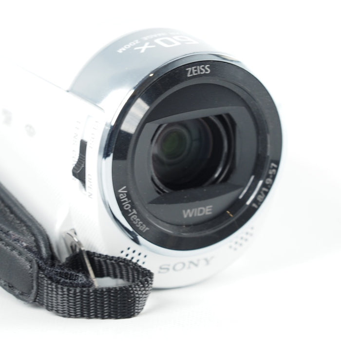 SONY Handycam CX470 ホワイト 内蔵メモリー32GB 光学ズーム30倍 HDR-CX470 W  ソニー ビデオカメラ #13794