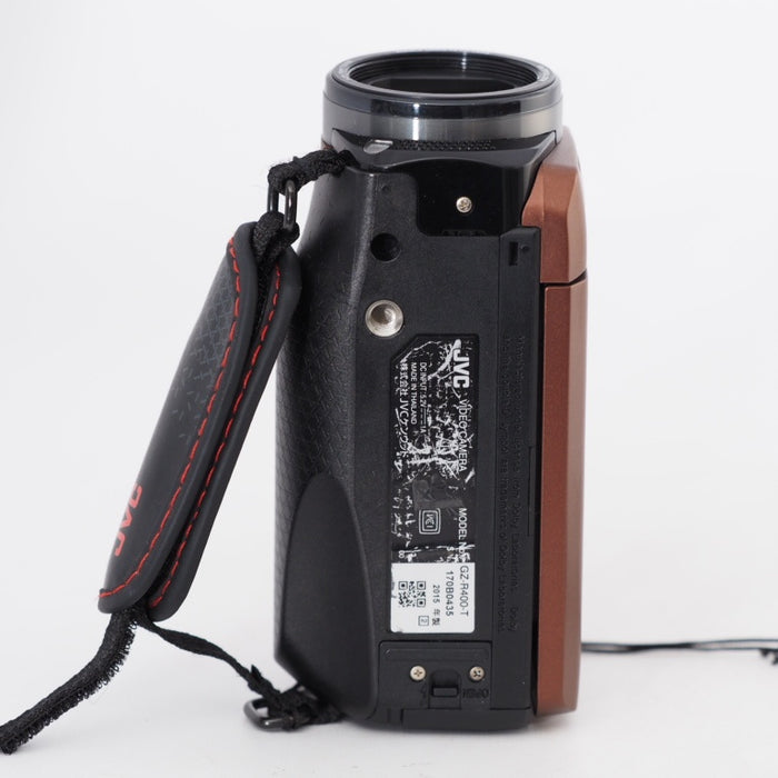 JVC ビデオカメラ Everio R 防水5m 防塵仕様 耐低温 耐衝撃 内蔵メモリー32GB ライトブラウン GZ-R400-T #12941