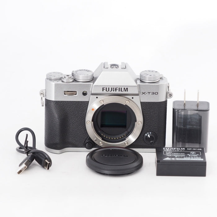 FUJIFILM フジフイルム ミラーレス一眼カメラ X-T30 ボディ シルバー X-T30-S #13006