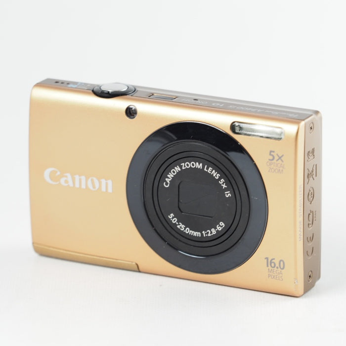 Canon デジタルカメラ PowerShot A3400IS ゴールド 光学5倍ズーム タッチパネル PSA3400IS(GL) #14117