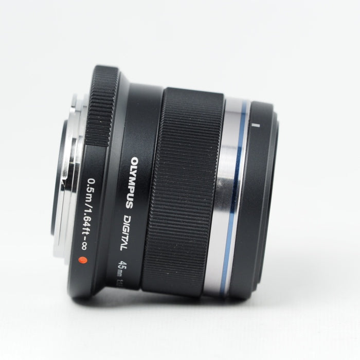 OLYMPUS 単焦点レンズ M.ZUIKO DIGITAL 45mm F1.8 ブラック オリンパス 中望遠レンズ マイクロフォーサーズ #14531