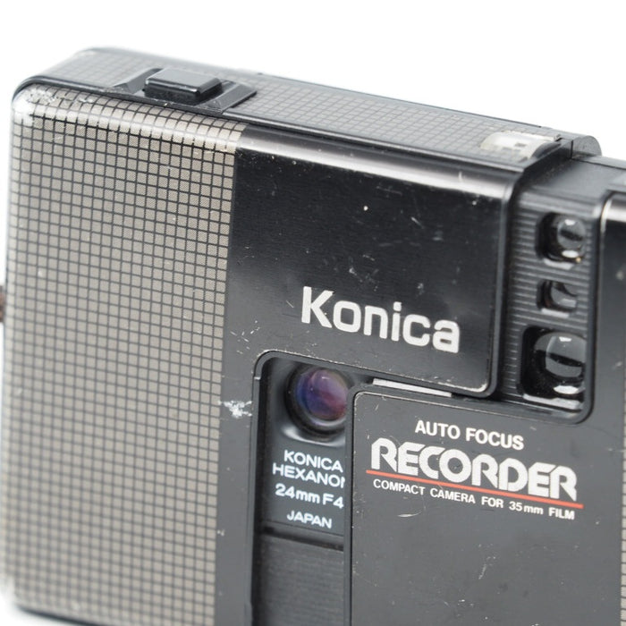 KONICA コニカ AUTO FOCUS RECORDER HEXANON 24mm F4 コンパクトフィルムカメラ #14909