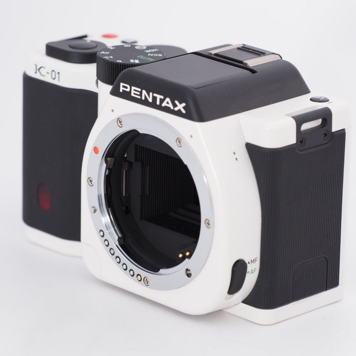 PENTAX ペンタックス ミラーレス一眼レフカメラ K-01 ボディ ホワイト/ブラック #10567