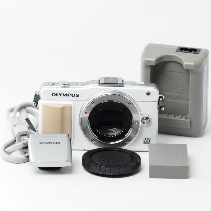 OLYMPUS ミラーレス一眼 PEN mini E-PM2 ボディ ホワイト #15543