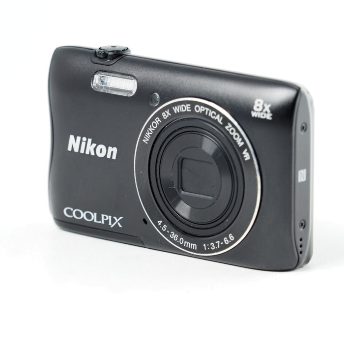 Nikon ニコン デジタルカメラ COOLPIX S3700 ブラック 光学8倍ズーム 2005万画素 クールピクス S3700BK #14107