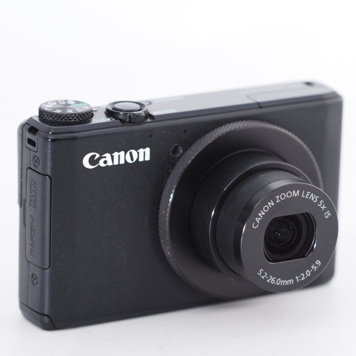 Canon キヤノン デジタルカメラ PowerShot S110 約1210万画素 F2.0 光学5倍ズーム ブラック PSS110(BK) #11775