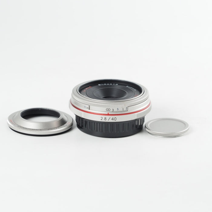 ペンタックス HD PENTAX-DA 40mm F2.8 Limited シルバー 軽量 薄型 パンケーキレンズ, DA リミテッド 21400 #13805