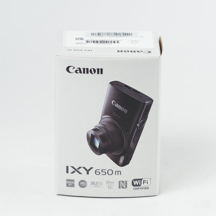 Canon コンパクトデジタルカメラ IXY 650m シルバー 光学12倍ズーム Wi-Fi対応 IXY650mSL #14575【未使用品】