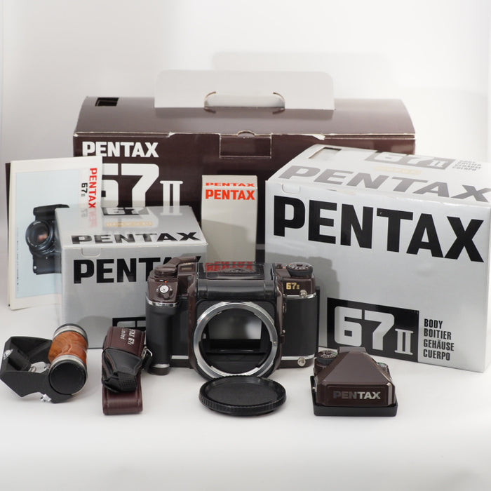 PENTAX 67II 61Limited ペンタックス 67II ボディ 61リミテッド 限定モデル 中判フィルムカメラ EF58 61号機 仕様 限定カラー 元箱付属 #13517