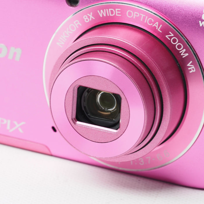 Nikon COOLPIX S3700 ピンク 光学8倍ズーム 2005万画素 S3700PK #16007