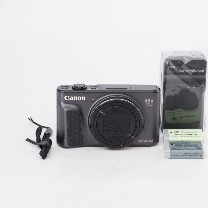 Canon デジタルカメラ PowerShot SX720 HS ブラック 光学40倍ズーム キヤノン PSSX720HSBK #13112