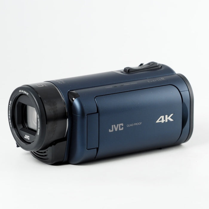 JVCKENWOOD JVC ビデオカメラ Everio R 4K撮影 防水 防塵 ディープオーシャンブルー GZ-RY980-A #13637