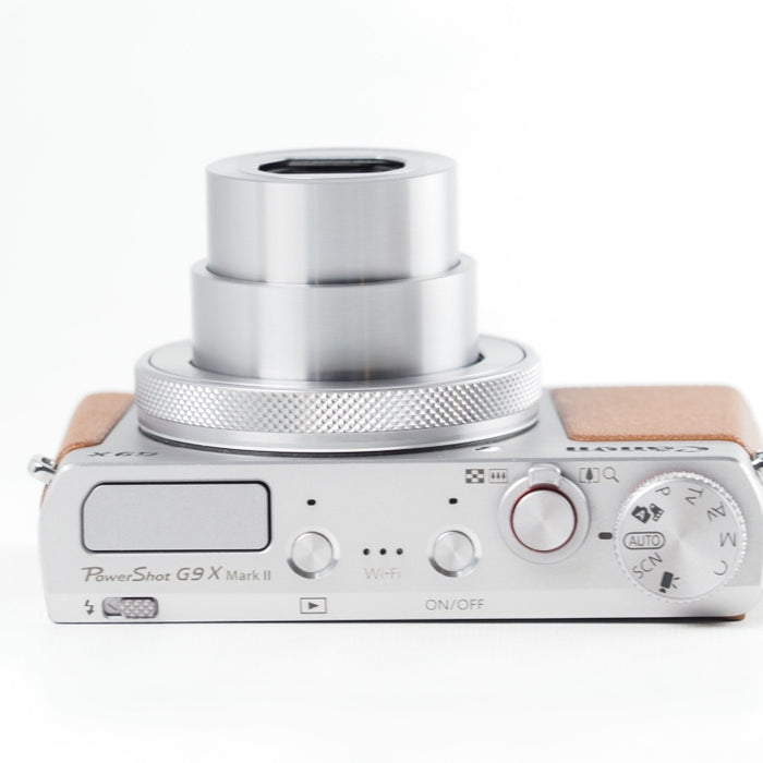 Canon コンパクトデジタルカメラ PowerShot G9 X Mark II シルバー 1.0型センサー/F2.0レンズ/光学3倍ズーム PSG9XMARKIISL #13907