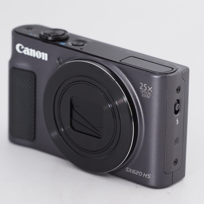 Canon キヤノン コンパクトデジタルカメラ PowerShot SX620 HS ブラック 光学25倍ズーム/Wi-Fi対応 PSSX620HSBK #10843