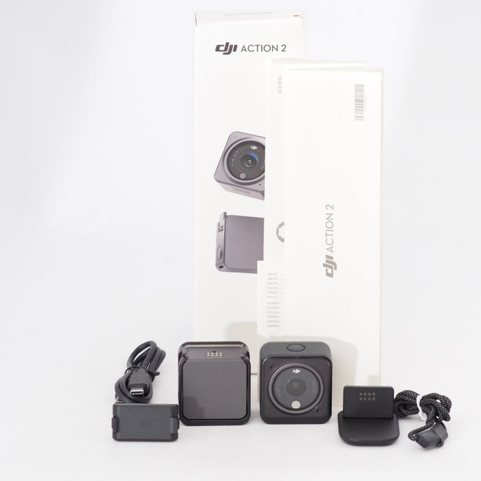 DJI Action 2 Powerコンボ 4Kアクションカメラ 駆動時間延長 電源モジュール 超広角155°FOV  Vlog/旅行/バイク/アウトドア用 【国内正規品】 #13193