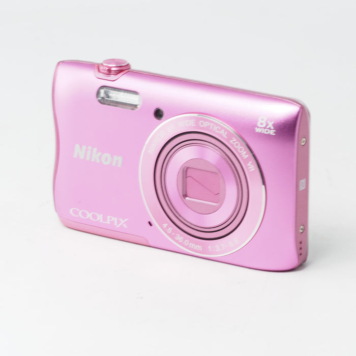 Nikon COOLPIX S3700 ピンク 光学8倍ズーム 2005万画素 S3700PK #16007