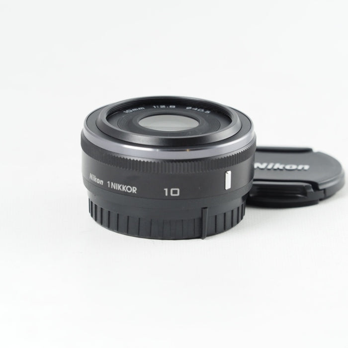 Nikon 1 NIKKOR 10mm f/2.8 ブラック ニコン 単焦点レンズ CXフォーマット #14381