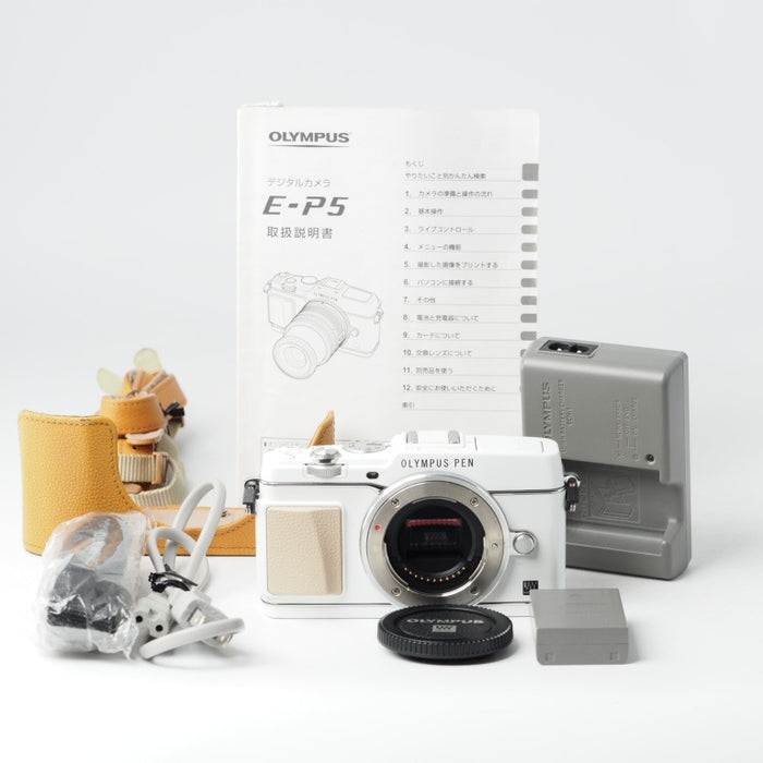 OLYMPUS PEN E-P5 ボディ ホワイト E-P5 BODY WHT #14850