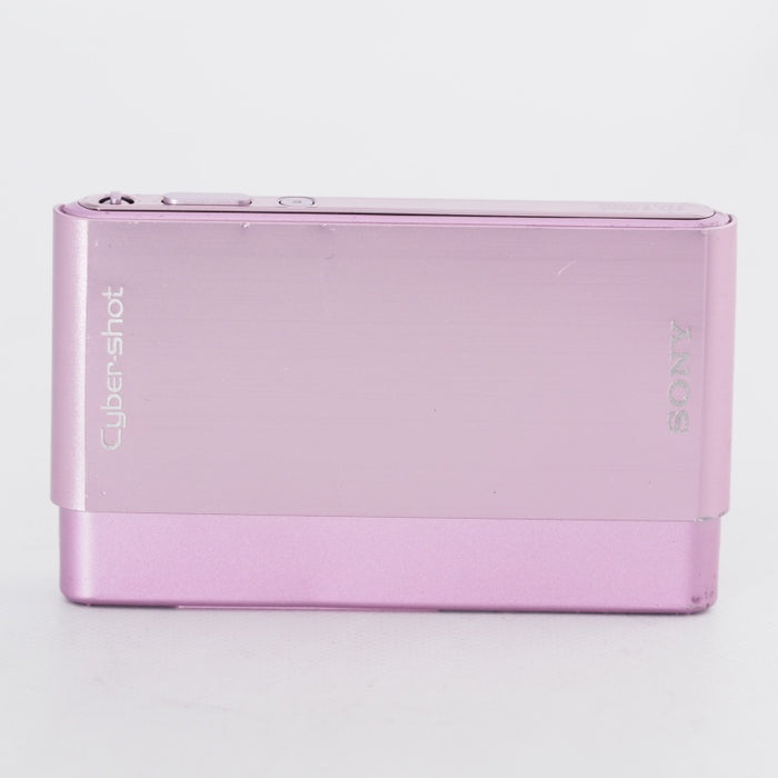 SONY ソニー デジタルカメラ Cyber-Shot サイバーショット T77 (1010万画素/光学x4/3.0型タッチパネル液晶) ピンク DSC-T77/P  #11790