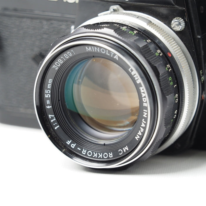 ミノルタ MINOLTA SRT 101 + MC ROKKOR-PF 55mm F1.7 ブラック #14425