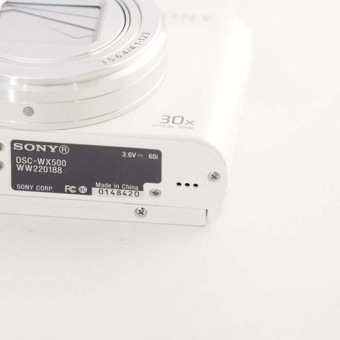 SONY Cyber-shot WX500 光学30倍ズーム 1820万画素 ホワイト DSC-WX500 WC #13549