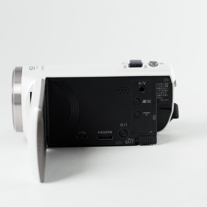 Panasonic パナソニック HDビデオカメラ V480MS 32GB 高倍率90倍ズーム ホワイト HC-V480MS-W #14122