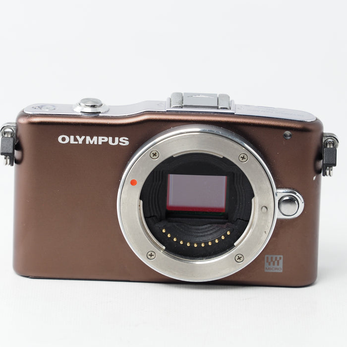 OLYMPUS PEN mini E-PM1 ボディ ブラウン #15471