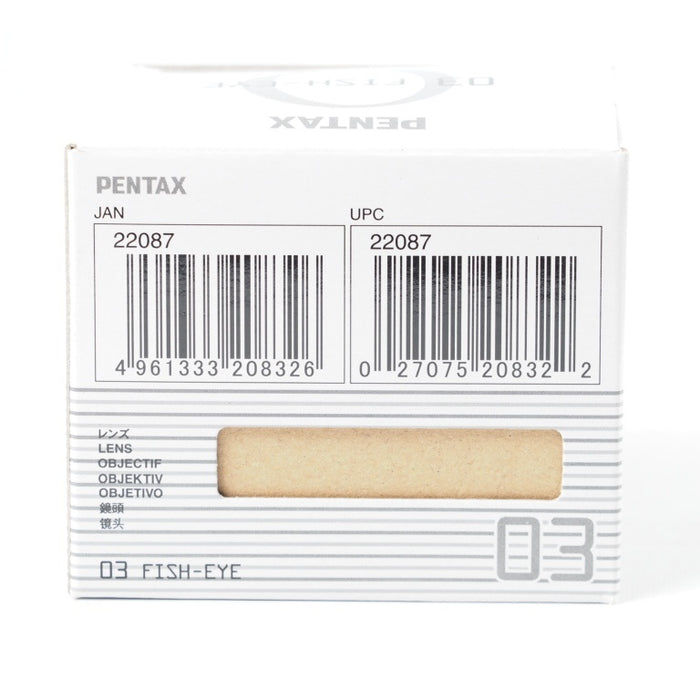 PENTAX ペンタックス 魚眼単焦点レンズ 03 FISH-EYE Qマウント 22087 フィッシュアイ #14058