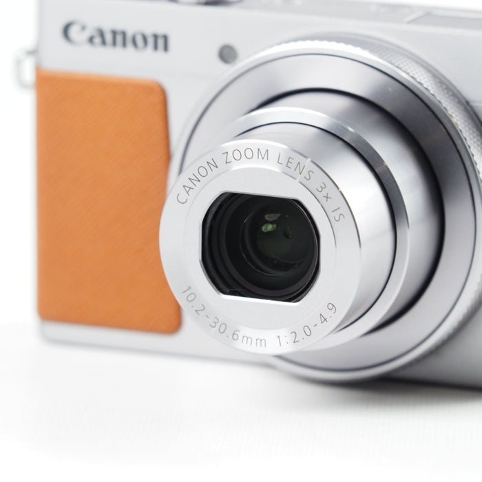 Canon コンパクトデジタルカメラ PowerShot G9 X Mark II シルバー 1.0型センサー/F2.0レンズ/光学3倍ズーム PSG9XMARKIISL #13999