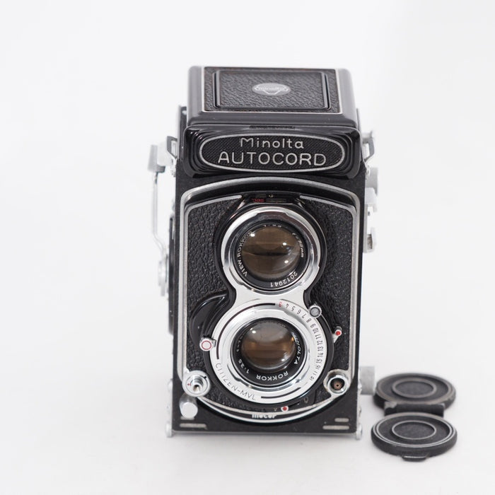 minolta AUTOCORD ミノルタ オートコード 前期 VIEW.ROKKOR 1:3.2 f=75mm 二眼レフ フィルムカメラ #13424