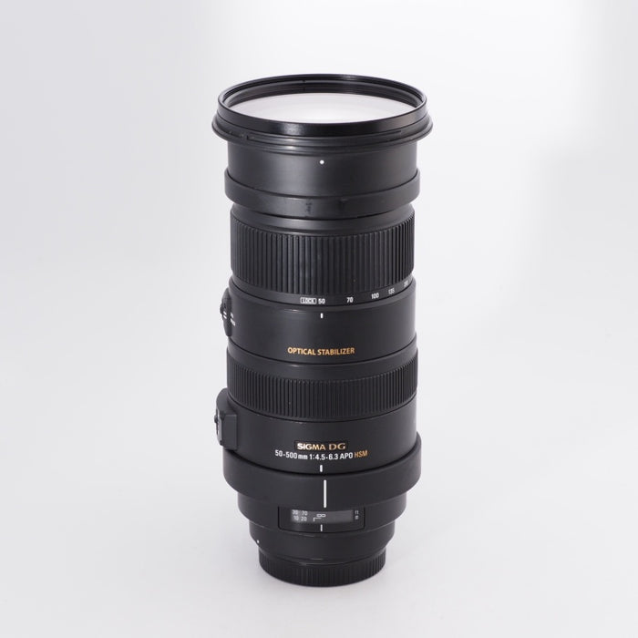 SIGMA シグマ 超望遠ズームレンズ APO 50-500mm F4.5-6.3 DG OS HSM キヤノン EFマウント用 738549 #10146