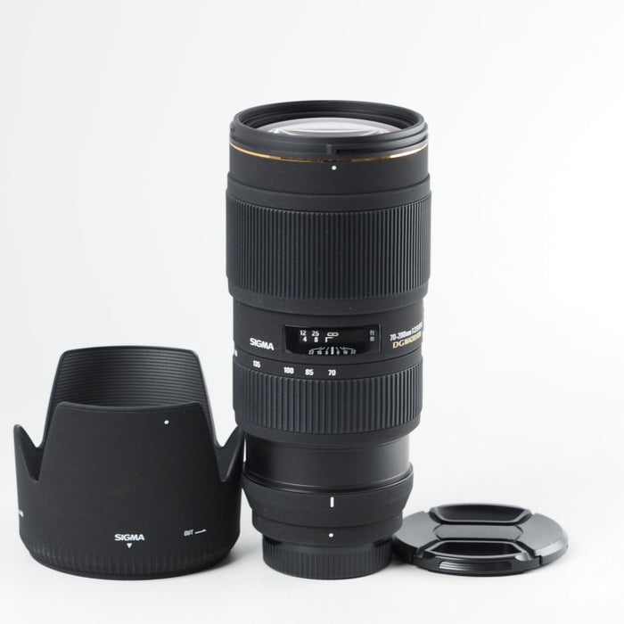 SIGMA シグマ 望遠ズームレンズ APO 70-200mm F2.8 EX DG OS HSM ニコン Fマウント用 フルサイズ対応 589554 #13730