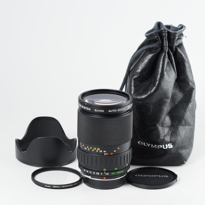 OLYMPUS Auto Zuiko 35-80mm F2.8 OMマウント 純正フード、ポーチ付き #13678