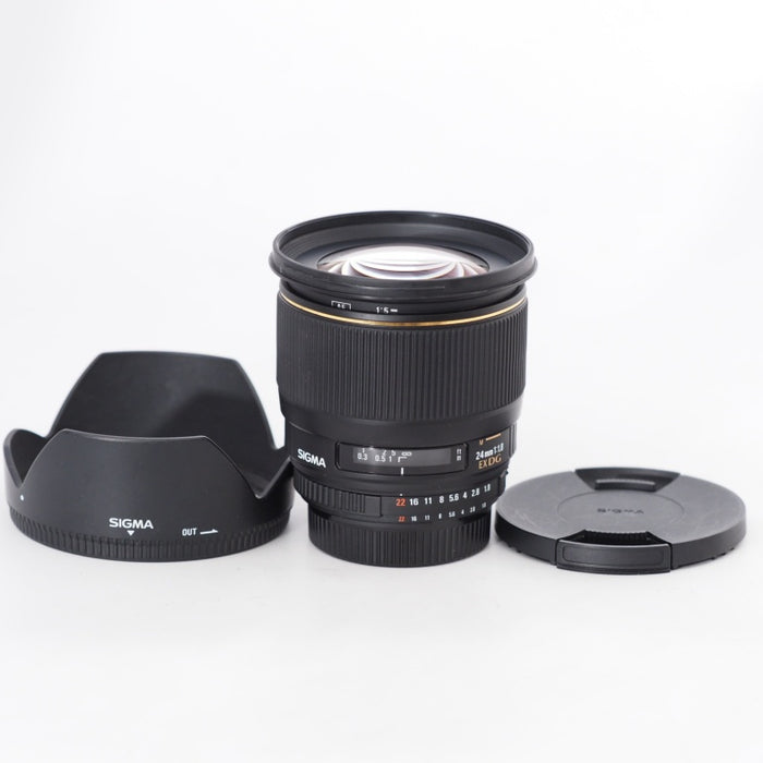 SIGMA 単焦点広角レンズ 24mm F1.8 EX DG ASPHERICAL MACRO ニコン Fマウント用 フルサイズ対応 #12969