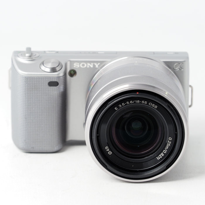 SONY ソニー  デジタル一眼α NEX-5 ズームレンズキット シルバー NEX-5K/S #14690