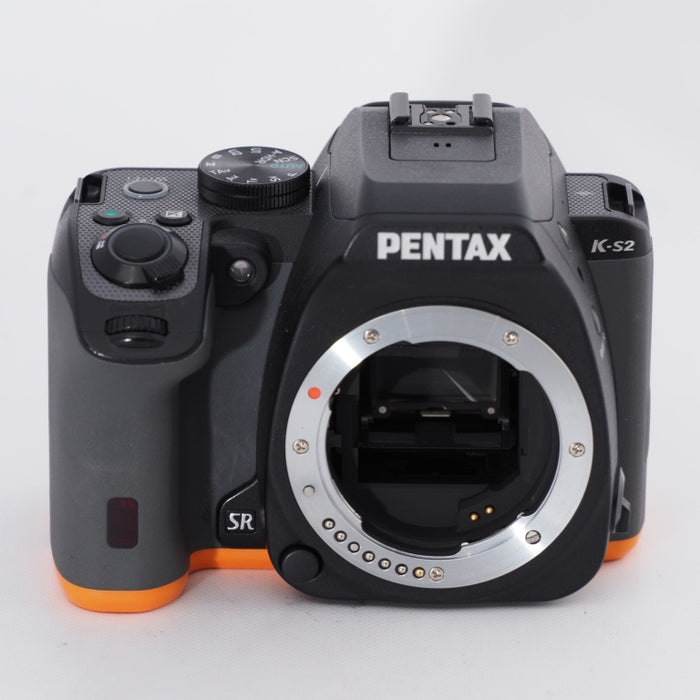 PENTAX ペンタックス デジタル一眼レフ K-S2 ボディ (ブラック×オレンジ) KS2 BODY 13178  #11230