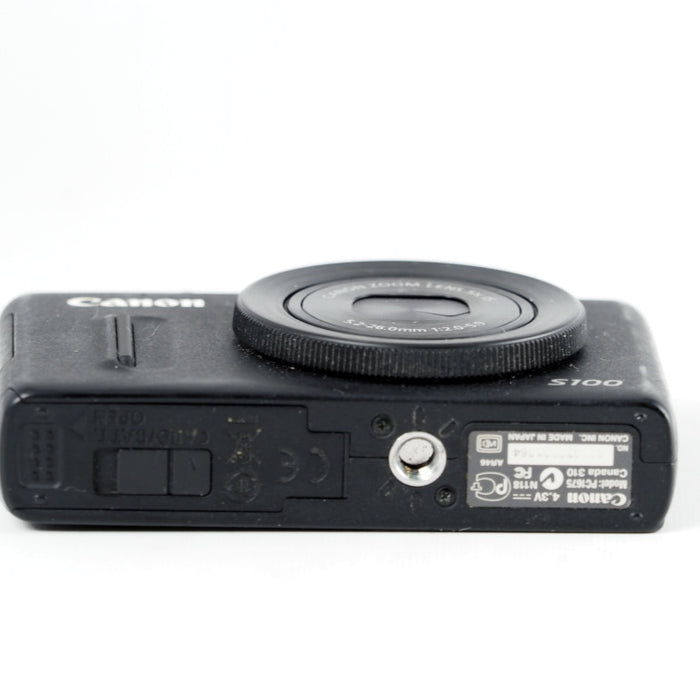 Canon キヤノン デジタルカメラ PowerShot S100 ブラック PSS100(BK) 1210万画素 広角24mm 光学5倍ズーム 3.0型TFT液晶カラーモニター #13677