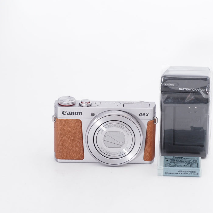 Canon キヤノン コンパクトデジタルカメラ PowerShot G9 X Mark II シルバー 1.0型センサー/F2.0レンズ/光学3倍ズーム PSG9XMARKIIS #11531