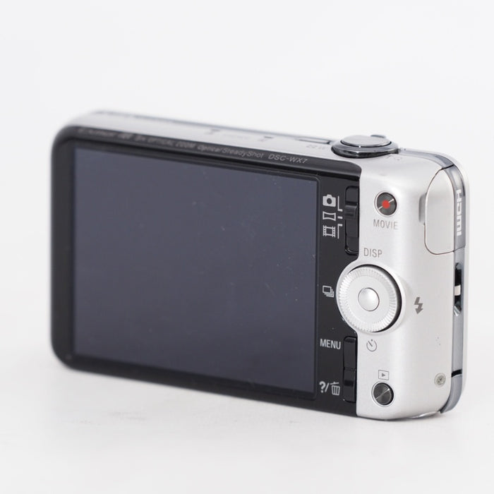 SONY デジタルカメラ Cyber-shot WX7 1620万画素CMOS 光学ｘ5 シルバー DSC-WX7/S #13268