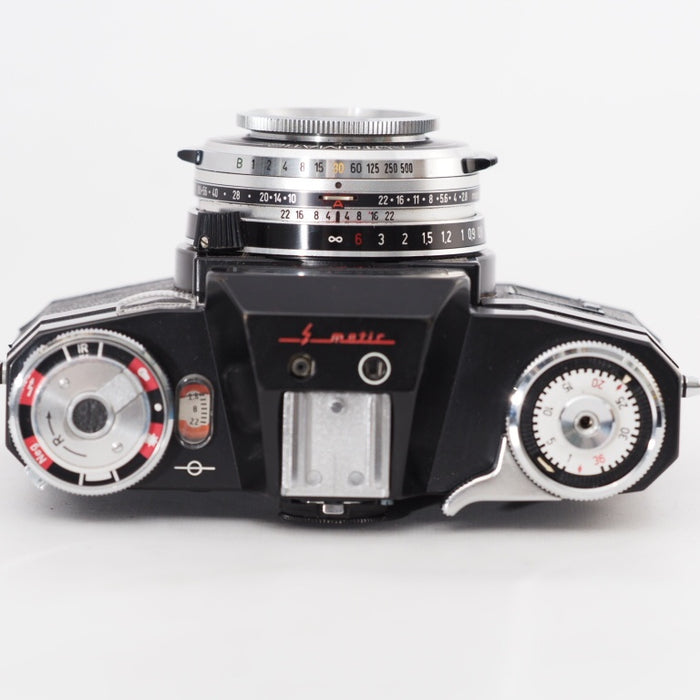 ツァイスイコン Zeiss Ikon Contaflex S ブラック 50mm F2.8 ツァイス純正ケース付き #13081