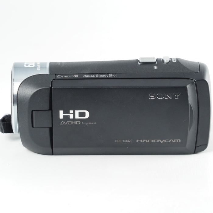 SONY ソニー ビデオカメラ Handycam HDR-CX470 ブラック 内蔵メモリー32GB 光学ズーム30倍 HDR-CX470 B #13703
