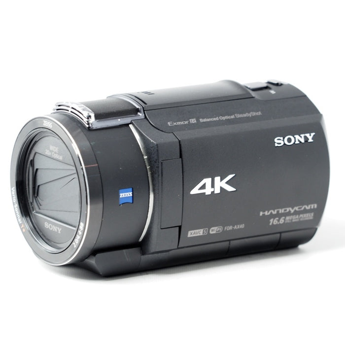 SONY FDR-AX40(B) SONY Handycam FDR-AX40 ブラック 64GB 光学20倍 4K