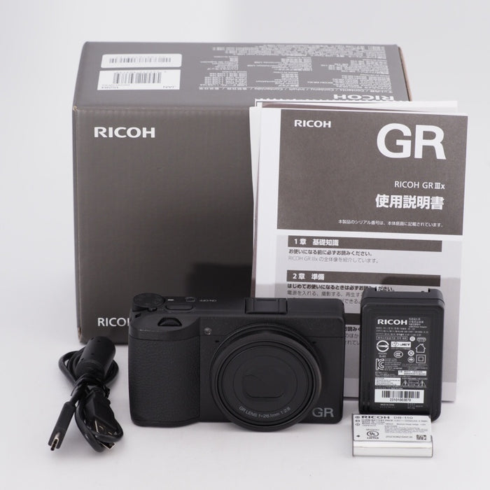 RICOH リコー GR IIIx デジタルカメラ 焦点距離 40mm 24.2M APS-Cサイズ GRIIIx GR3x #9952 — カメラ本舗