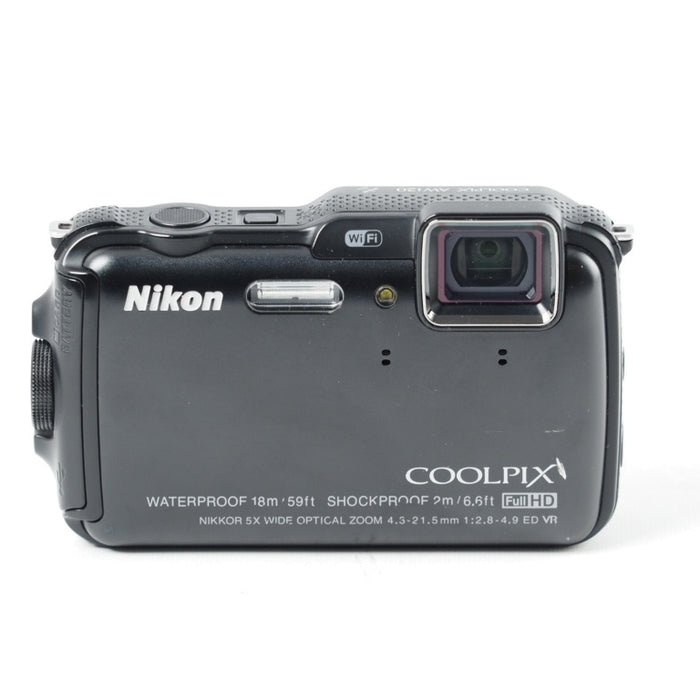Nikon デジタルカメラ AW120 防水 1600万画素 クールブラック ニコン AW120BK #14405
