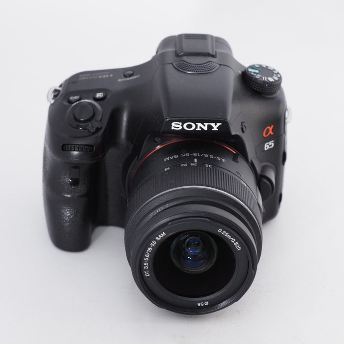 SONY ソニー デジタル一眼レフカメラ α65 A65 ズームレンズキット DT 18-55mm F3.5-5.6 SAM付属 SLT-A65V #11321